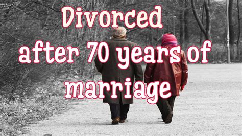 Do 70 year olds get divorced?