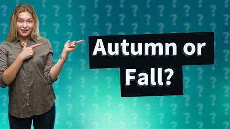 Do Americans say autumn?