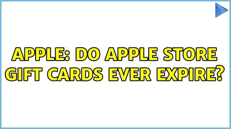 Do Apple cards ever expire?
