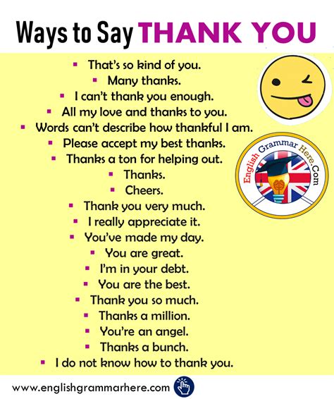 Do British people not say thank you?