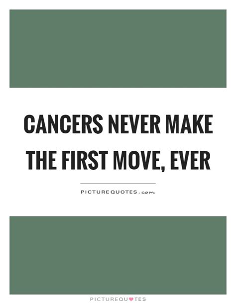 Do Cancers make the first move?
