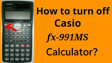 Do Casio calculators turn off?