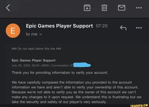 Do Epic Games reply to emails?