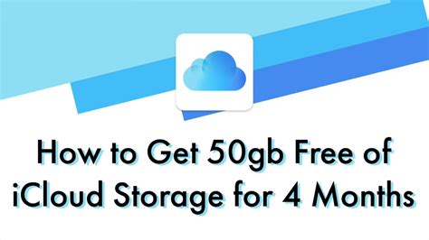 Do I get 50gb of iCloud storage every month?