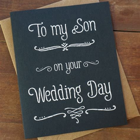 Do I give my son a wedding gift?