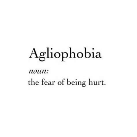 Do I have Agliophobia?