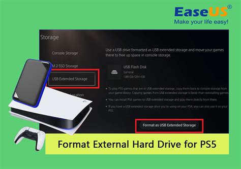 Do I have to format my external hard drive for PS5?