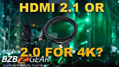 Do I need HDMI 2.1 for 4K?