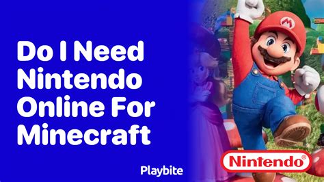 Do I need Nintendo online for Minecraft?