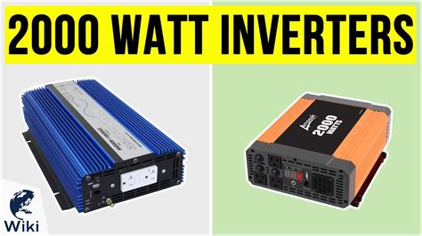 Do I need a 2000 watt inverter?