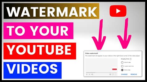 Do I need a YouTube watermark?