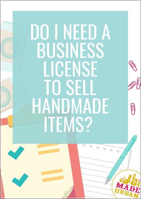 Do I need a business license to sell on Etsy California?