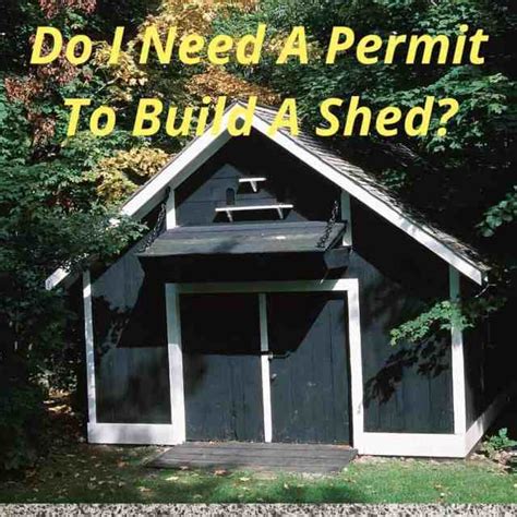 Do I need a permit to build a shed in NYC?
