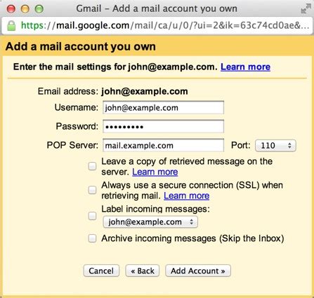 Do I need hosting for Gmail?