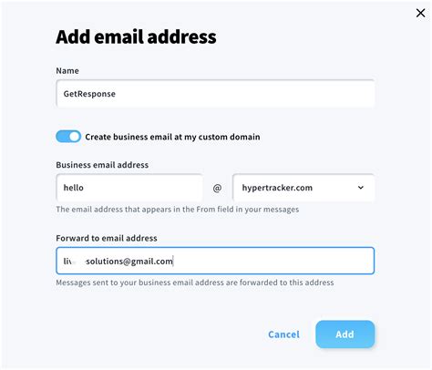 Do I need my own domain email?