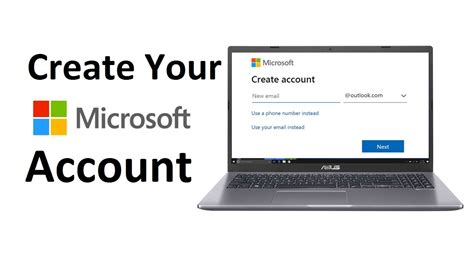 Do I need to create a Microsoft account for a new laptop?