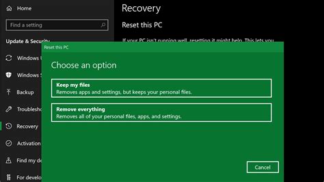 Do I need to do anything before factory reset?