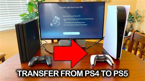Do I need to keep my PS4 on to transfer to PS5?