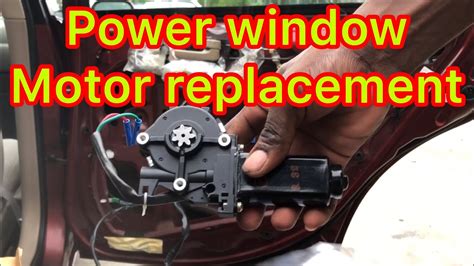 Do I need to replace my window regulator or motor?
