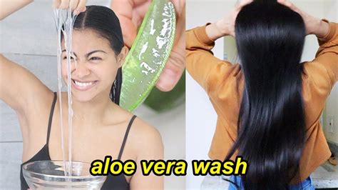 Do I need to wash my hair after applying aloe vera?