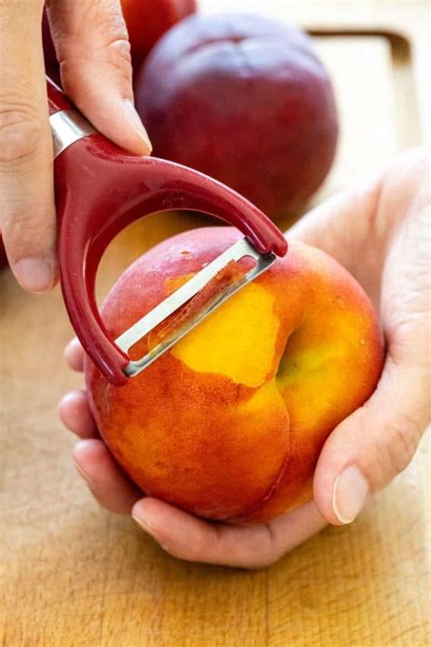 Do I peel a peach?