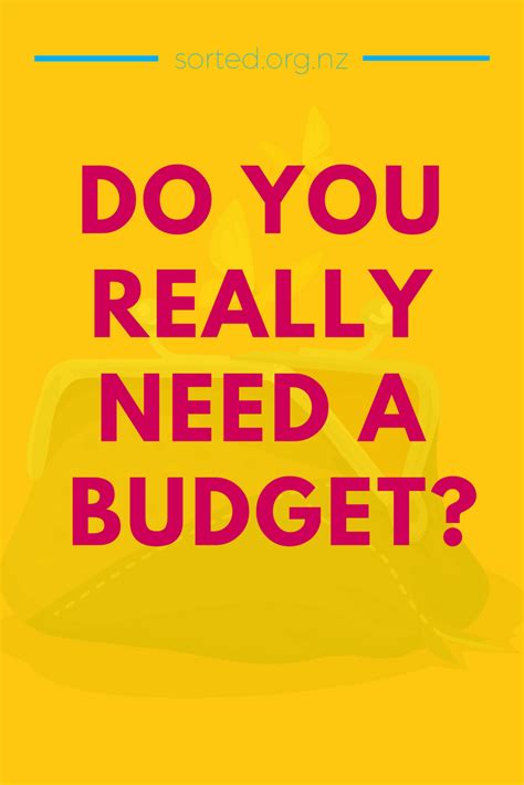 Do I really need a budget?