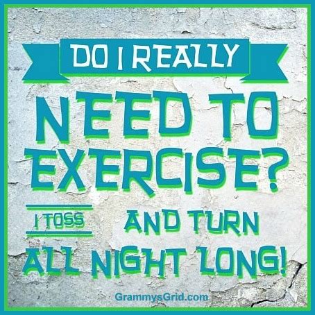 Do I really need to exercise?