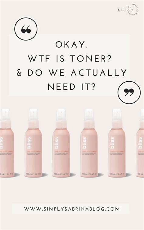 Do I really need to use toner?