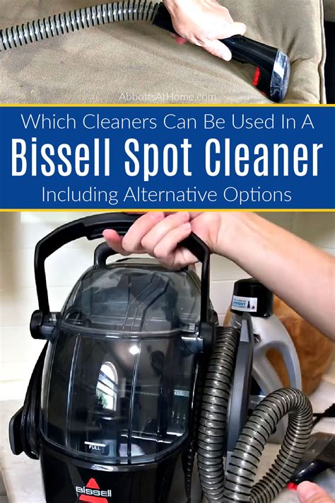 Do I use hot water in my BISSELL spot cleaner?