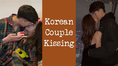 Do Korean couples kiss in public?