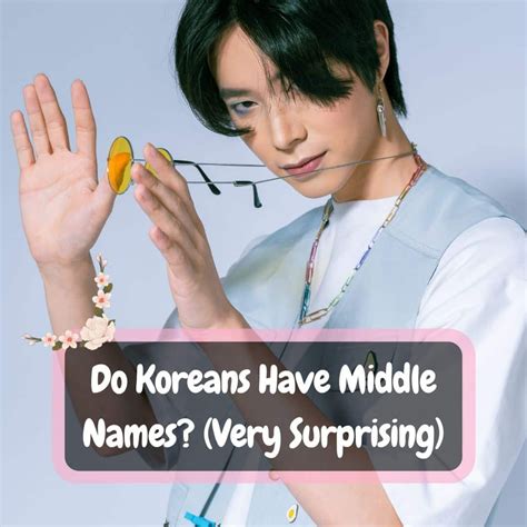 Do Koreans have middle names?