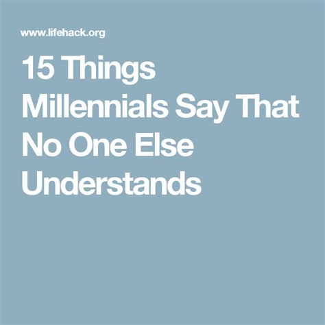 Do Millennials say cool?