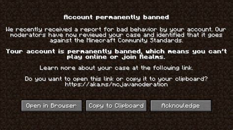 Do Minecraft accounts get banned?