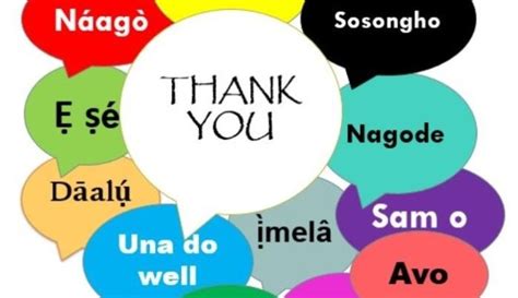 Do Nigerians say thank you?