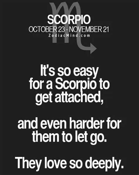 Do Scorpios get attached easily?