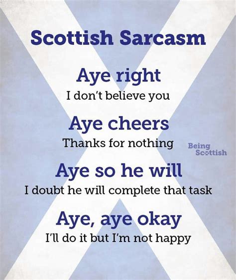 Do Scots still say aye?