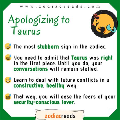 Do Taurus apologize?