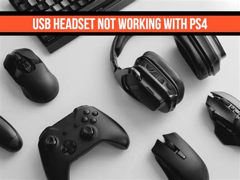 Do USB headphones work on PS4?