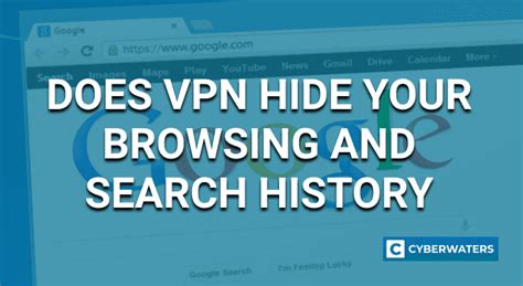 Do VPNS hide search history?