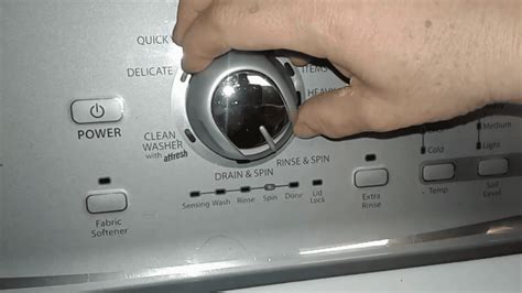 Do Whirlpool washers have a reset button?