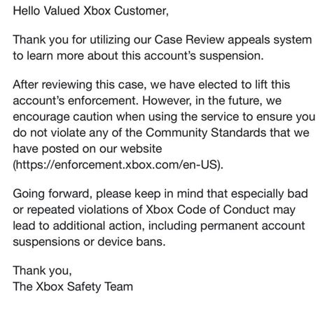 Do Xbox ban appeals work?