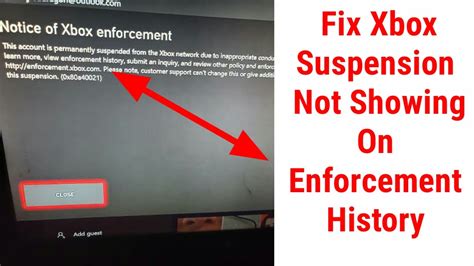 Do Xbox suspensions go away?