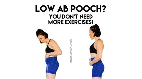 Do all girls have a lower belly pooch?