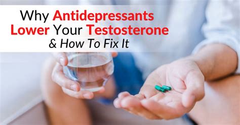Do antidepressants lower testosterone?