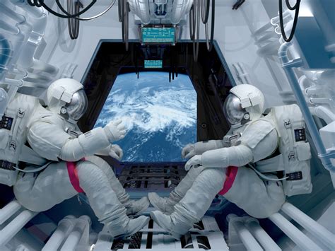 Do astronauts sleep with each other in space?