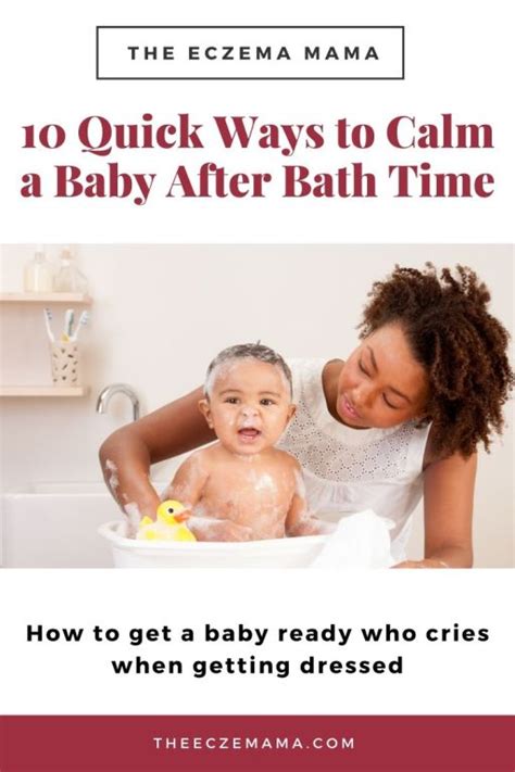 Do baths calm babies down?