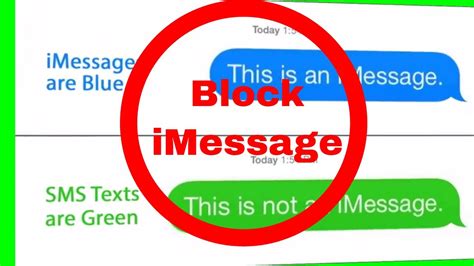 Do blocked iMessages show up green?
