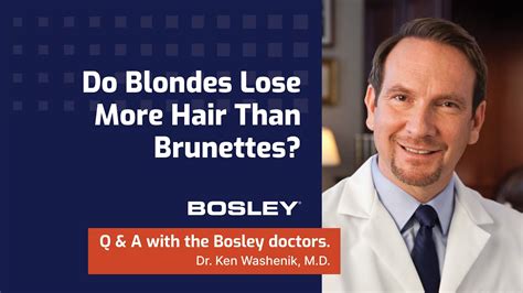 Do blondes lose more hair?