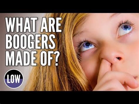 Do boogers have DNA?