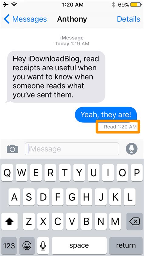 Do both people need read receipts on iMessage?